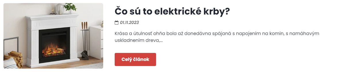 Blog elektrické krby