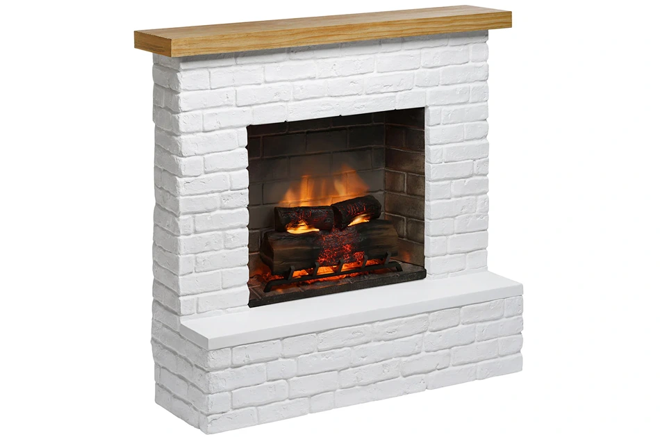 Elektrický krb Tagu Rolf Brick White - Powerflame 2