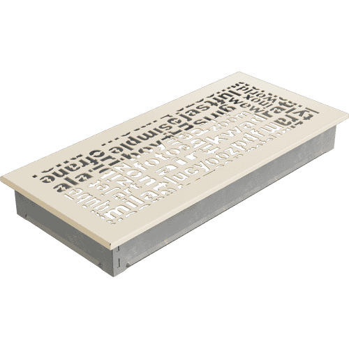 Krbová mriežka ABC 17x37 krémová