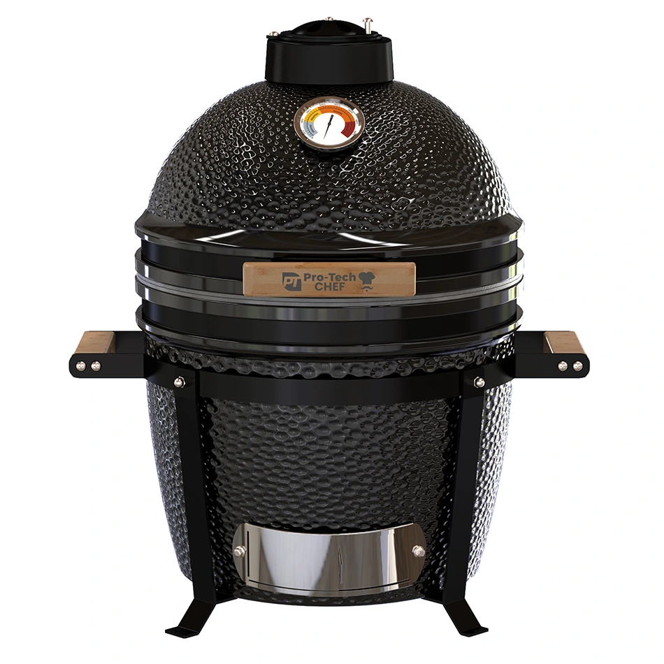 Gril Kamado Egg 16T", priemer roštu 33,5 cm, čierny