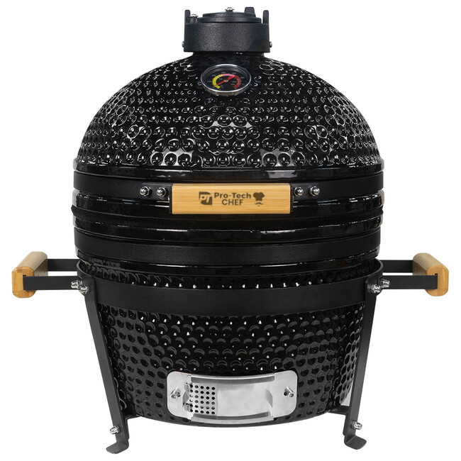 Gril Kamado Egg 16T", priemer roštu 33,5 cm, čierny