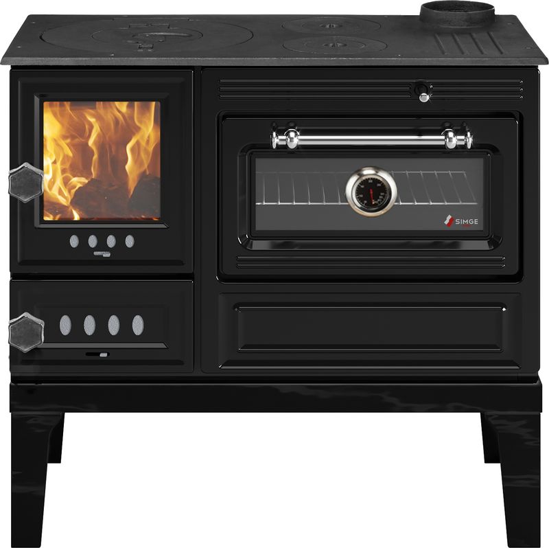 Fotografia produktu: Sporák 6020-U AURA L, 9kW, pravý, čierny (90 x 56 x 77 cm)