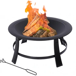 Záhradné ohnisko Homefire Pro, BBQ, gril s roštom