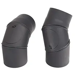 Koleno nastaviteľné 0-90/150/2 mm s ČO, 3 segmentové