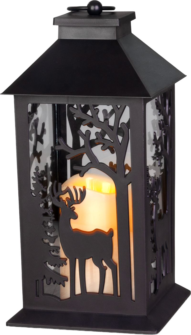 Lampáš MagicHome Vianoce, Jeleň, 1xLED teplá biela, 3xAAA, IP20,