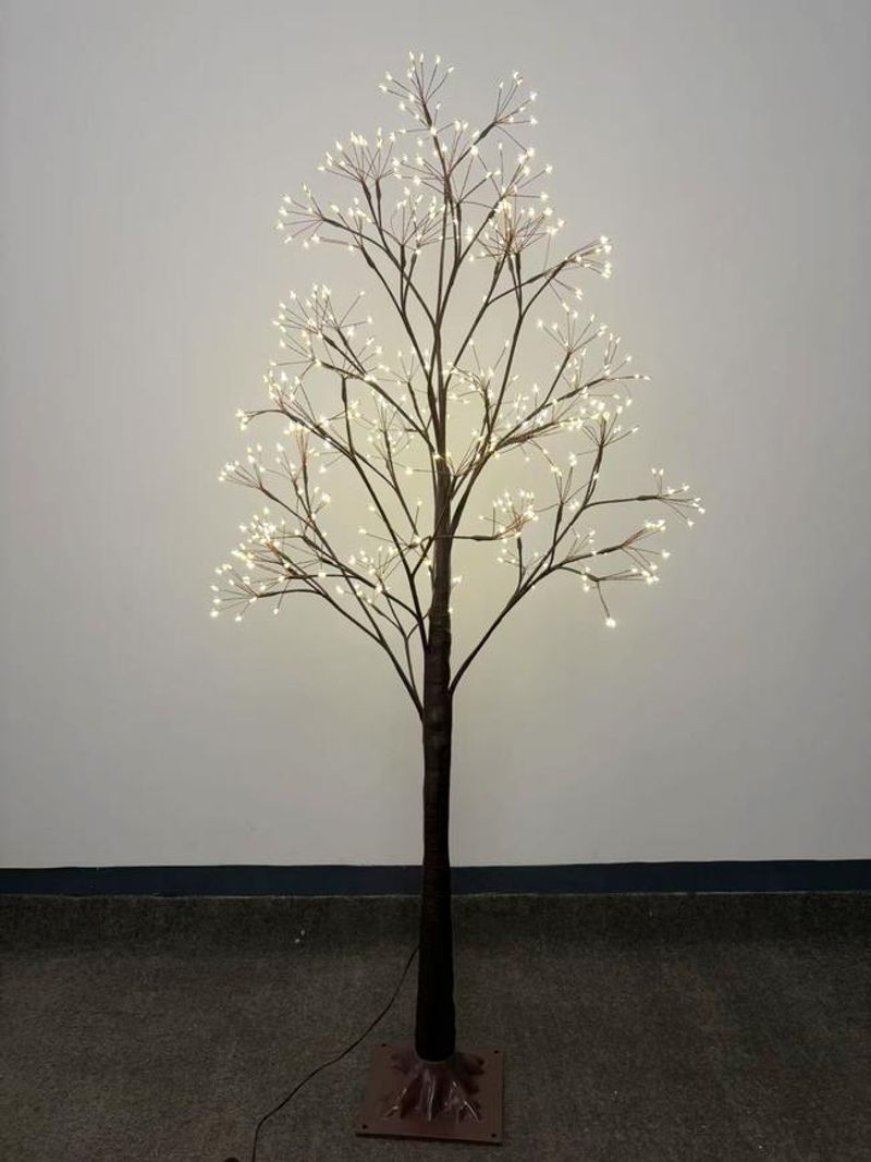 Stromček MagicHome Vianoce, plast, 504 x LED teplá biela, 1.2 m