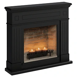 Dekoratívny krb na sviečky Tagu Larsen Deep Black