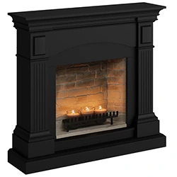 Dekoratívny krb na sviečky Tagu Magna Deep Black