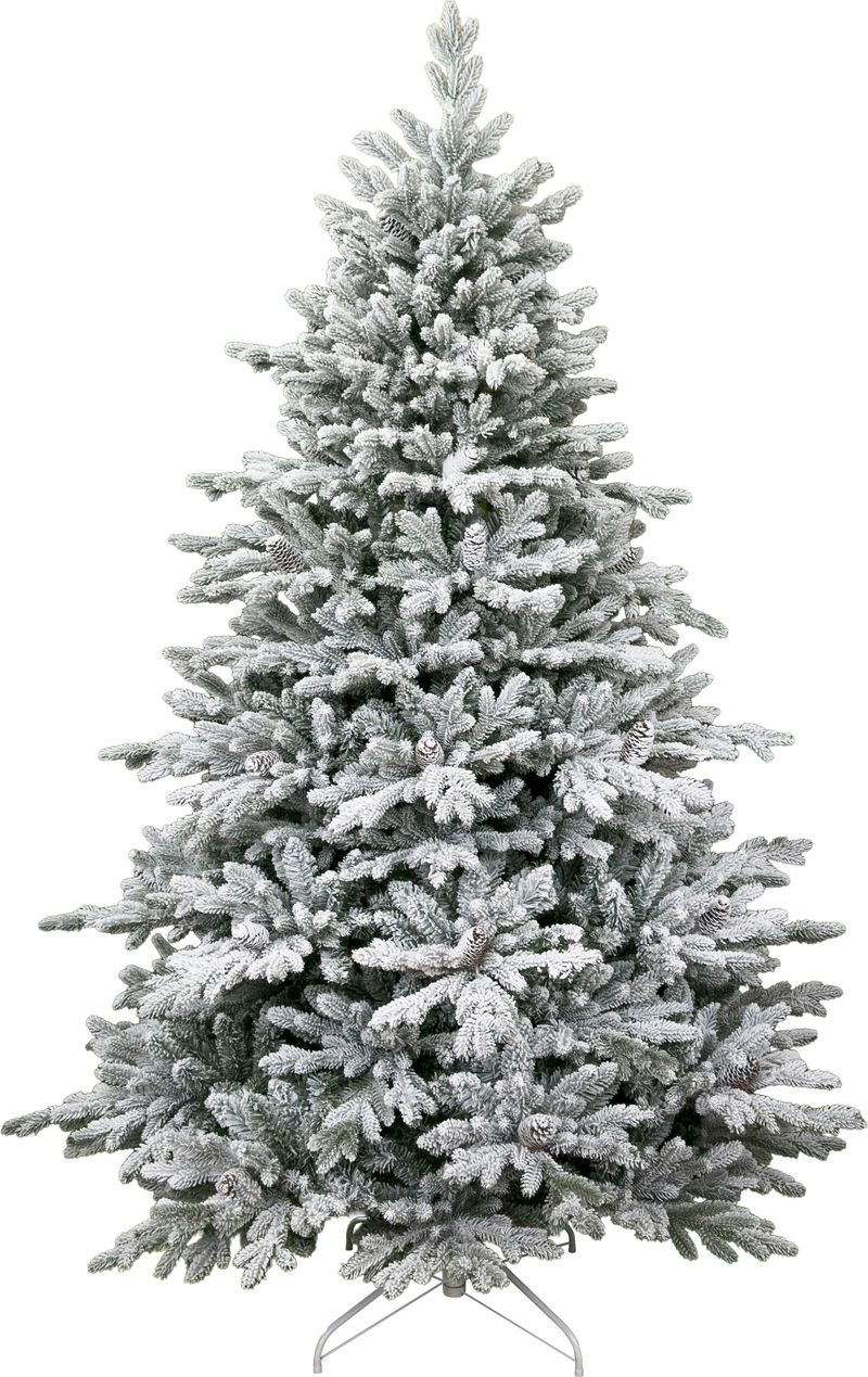 Stromček MagicHome Vianoce Frosty, zasnežený, 3D+2D, extra hustý, 180 cm