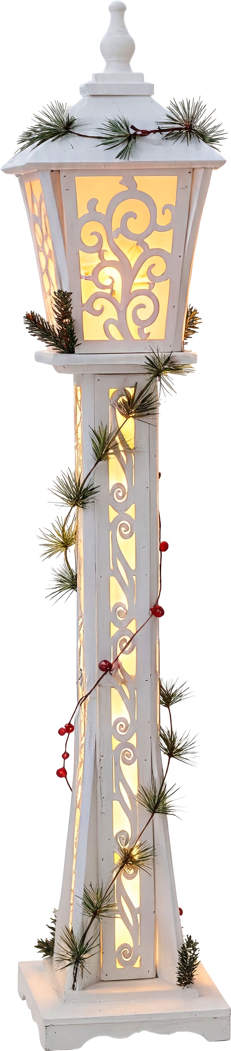 Dekorácia MagicHome Vianoce, lampa, teplá biela, 3 x AA, 20 x 20 x 120 cm