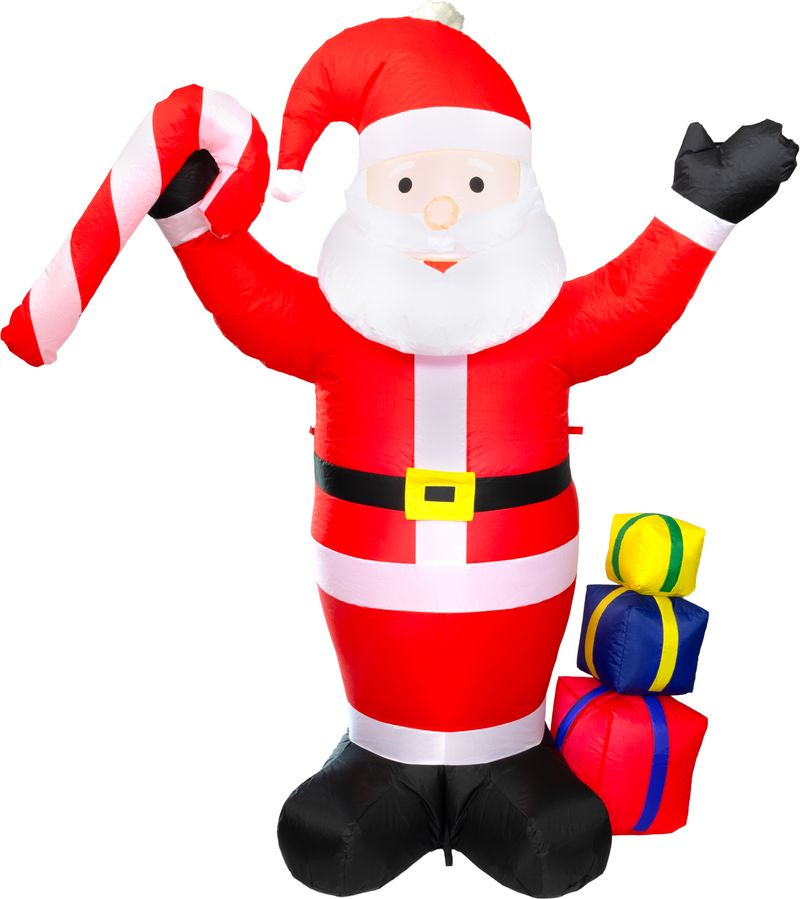 Dekorácia MagicHome Vianoce, Santa, 9 x LED, IP44