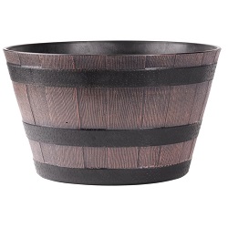 Kvetináč Woodeff 39x23 cm, teak, efekt dreva